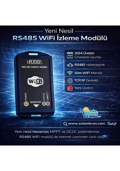 Havensis Solar-wıfı-485 Rs485 Wifi Uzaktan İzleme Modülü
