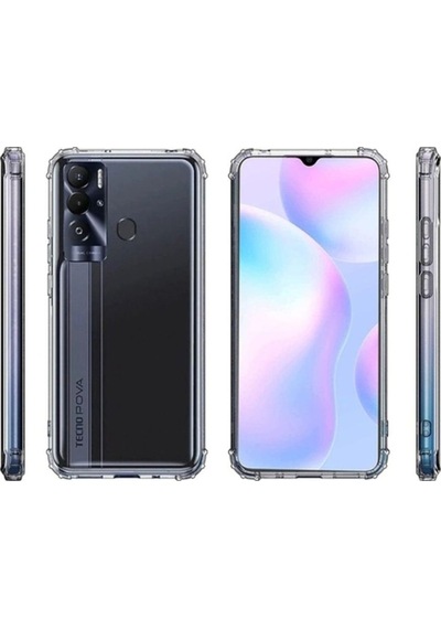 Tecno Pova Neo Kılıf Zore 2mm Anti Shock Silikon Renksiz
