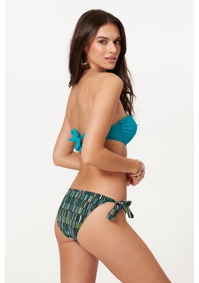Pierre Cardin Dolgulu Straplez Bikini Takım 217334 Desenli Çok Renkli