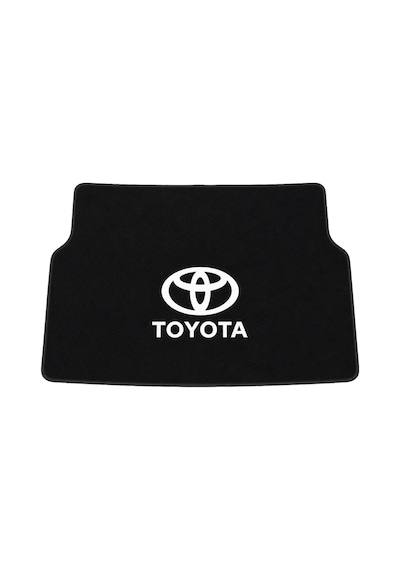 Oem Toyota Logolu Premium Bagaj Halısı Siyah