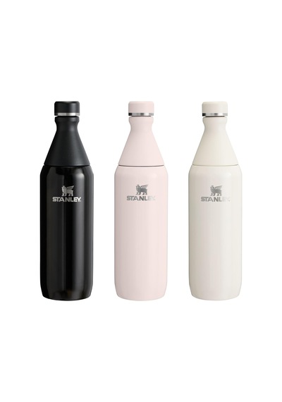 All Day Slim Soğuk Su Termosu 0.60 Litre - Krem Paslanmaz Çelik Çok Renkli