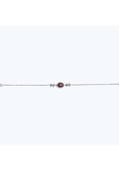 Altınbaş Pırlanta Yakut Oval Bileklik Erm1019y-14k
