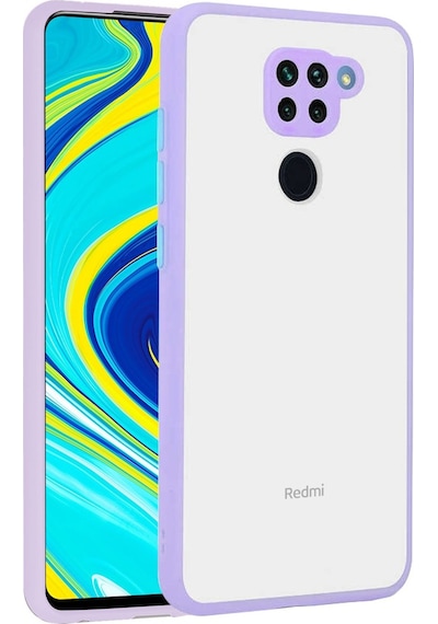 Xiaomi Redmi Note 9 Kilif Lens Korumali Mat Silikon Kapak 400012293
