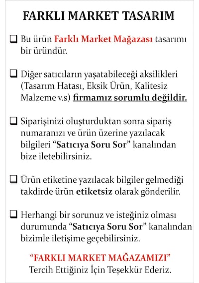Farklı Market Kur'an Kursuna Hoş Geldin Hediyesi - 5 Adet Diğer