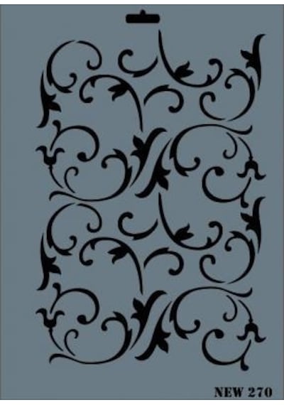 Rich New Seri N-270 Stencil 35X25 Cm