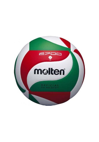 Molten V5M2700 No 5 Yapıştırma Antrenman Voleybol Topu Kırmızı Yeşil Kırmızı - Yeşil