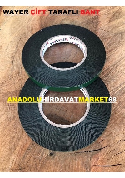Wayer 15 MM10 Mt Çift Taraflı Köpük Band Extra Güçlü 2 Adet