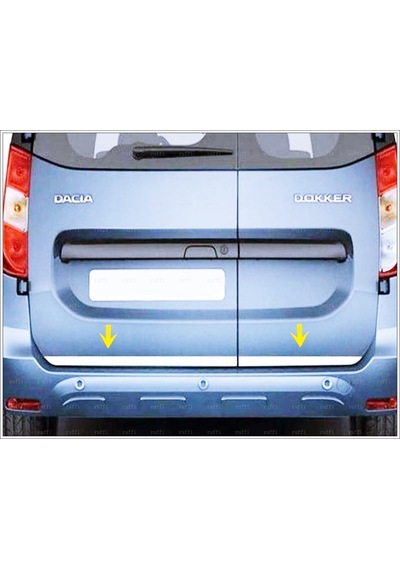 Dacia Dokker Krom Bagaj Alt Çıtası 2 Parça 2012 Üzeri P. Çelik