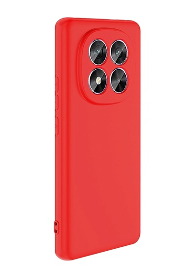 Newface - 257 - Xiaomi Redmi Note 14 Pro 5g Kılıf Nano İçi Kadife Silikon - Csmo-tex - - Kırmızı