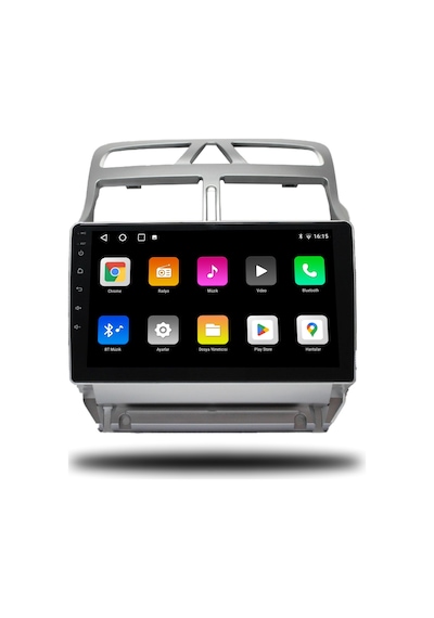 Oskodi Peugeot 307 Android Carplay Multimedya 2001-2008 4gb Ram + 64gb Hafıza