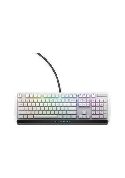 Dell Alienware 510k Düşük Profilli Rgb Mekanik Oyun Klavyesi - Aw510k Lunar Light , Beyaz