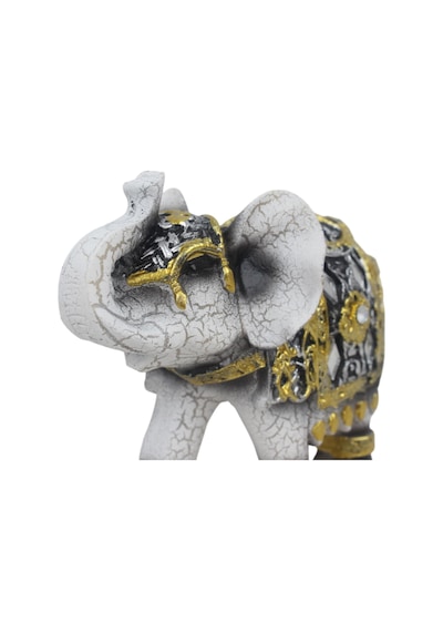 Lüks Ayna Ve Nakış İşlemeli Feng Shui Fil Heykeli Dekoratif Biblo 17 Cm. Yeni Yıl Ev & Ofis Hediyesi 76204269