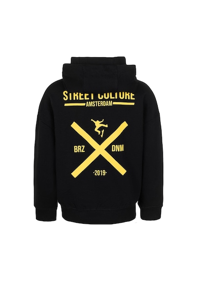 BRZ Kids Oversize Baskılı Erkek Çocuk Kapüşonlu Sweatshirt Hoodie