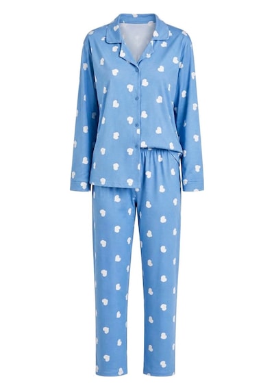 Feg Store Kadın Mavi Kalp Desenli Yumuşak Süet Dokulu Gömlek Yaka Premium Kışlık Pijama Takımı Feg Store Kadın Mavi Kalp Desenli Yumuşak Süet Dokulu Gömlek Yaka Premium Kışlık Pijama Takımı