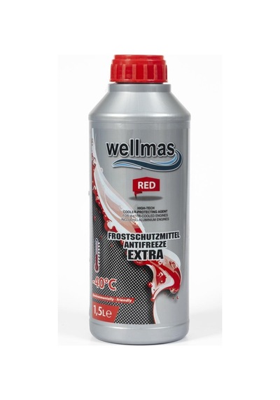 Wellmas Kırmızı Antifriz 1lt -40 C
