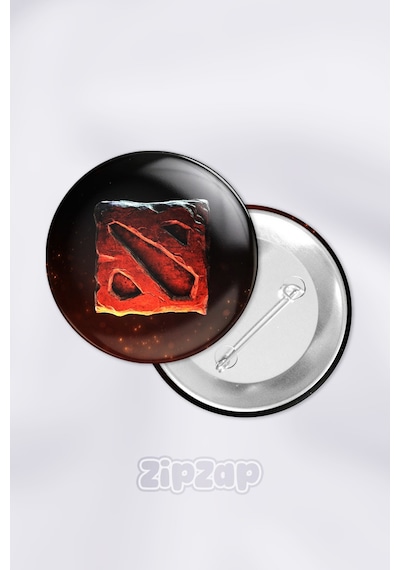 Dota 2 Video Oyun Çanta Süsü İğneli Buton Rozet Seti 1 Adet Tekli
