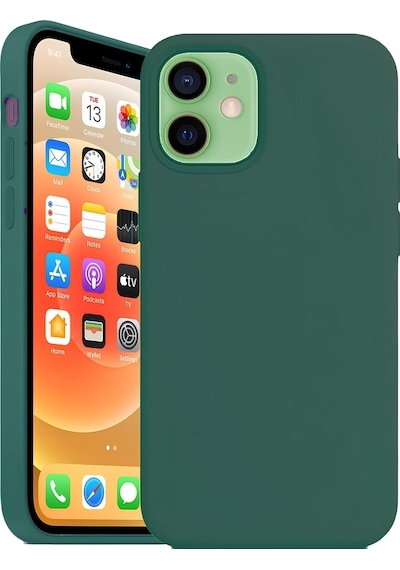 Bix Apple Uyumlu iPhone 11 Silikon Kılıf Güçlü Koruma Darbe Emici Biber Yeşili