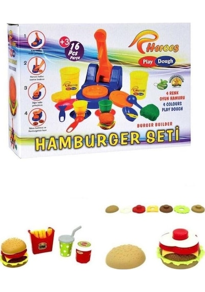 Heroes Hamburger Setı 23 Parca