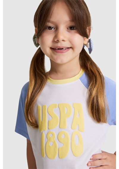 U.S. Polo Assn. Kız Çocuk Lila Tişört 50325661-vr245 Lavanta