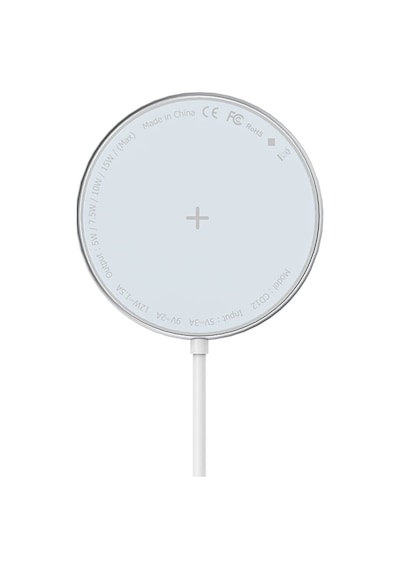 Rock W33 Mini Magsafe Uyumlu Kablosuz Şarj Cihazı Beyaz