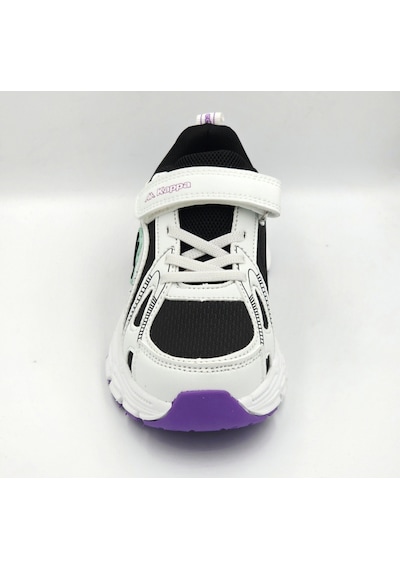Kappa Kp-4061f Beyaz Siyah Cırtlı Kız Çocuk Sneaker Spor Ayakkabı