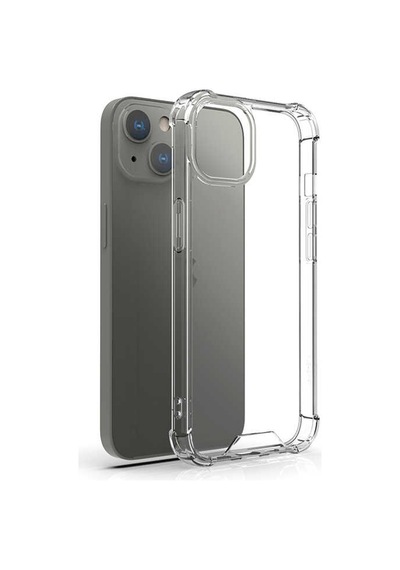 Apple Uyumlu iPhone 13 Kılıf Zore Kamera Korumalı Nitro Anti Shock Silikon Renksiz