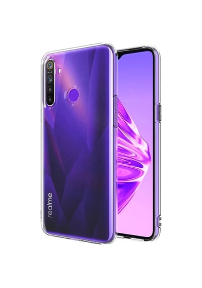 Newface - 214 - Realme 5i Kılıf Lüx - Csmo-tex - Şeffaf Silikon