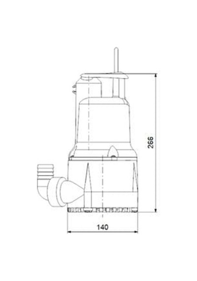 Grundfos Kpc 24/7 Sürekli Çalışmaya Uygun Dalgıç Pompa - Temiz Su 350 Watt