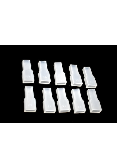 6,3mm Dişi Fiş Kılıfı Sf2d 10 Adet Fiş Kılıfı
