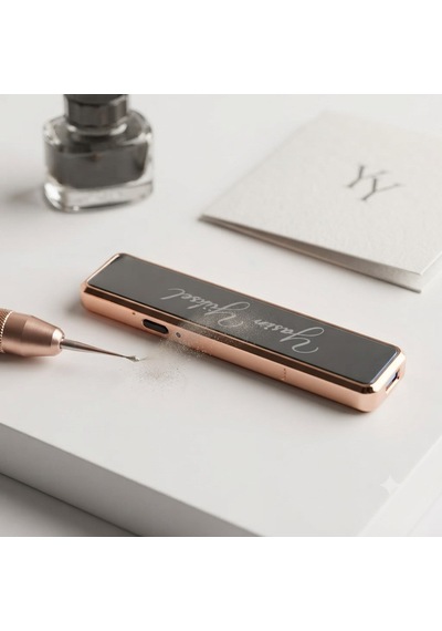 Kişiye Özel İsim Yazılı Usb Şarjlı Elektronik Çakmak Alevsiz Plazma Teknolojisi Rüzgara Dayanıklı