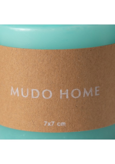 Mudo Home Sütun Mum Mavi 7x7 Diğer