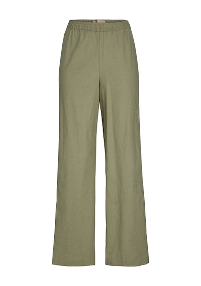 Jack & Jones Jjxx Jxpoppy Lınen Hw Pant Pnt Yeşil Kadın Pantolon 000000000101961817 Yeşil