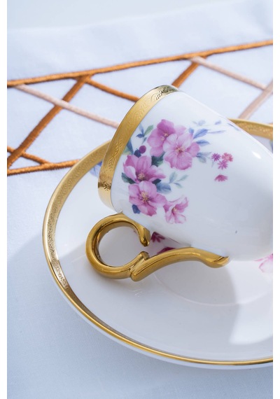 Flavia 6 Kişilik Kahve Fincan Takımı - 90 Ml Çok Renkli