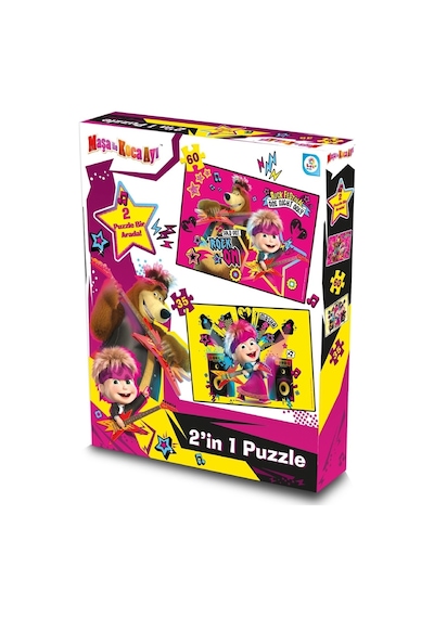 Maşa İle Koca Ayı 2'Li Puzzle