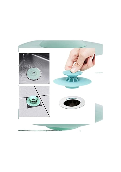 Lavabo Ve Küvet Tıkacı Süzgeci Mutfak Banyo Ve Duş Gider Koku Önleyici Kıl Atık Tutucu Gider Tıpası Diğer