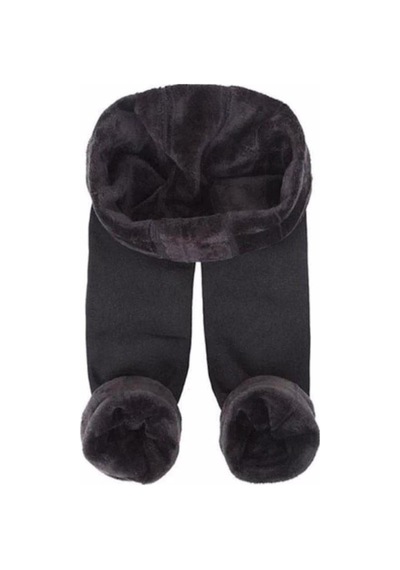Vienetta Kadın Peluş Termal Taytsiyahl/Xl Siyah