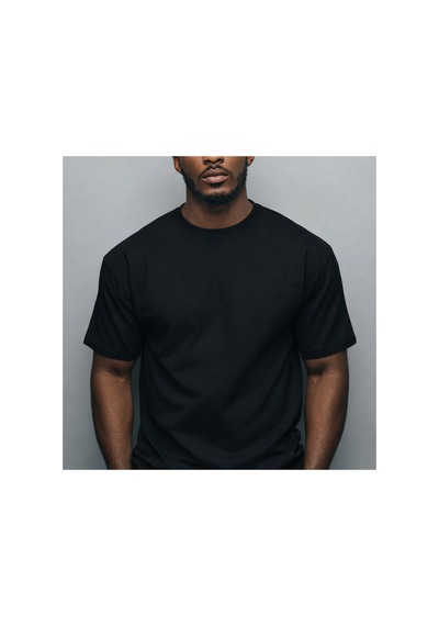 Parshey Oversize Premium Tişört 20/1 Kalın Kumaş, Unisex Street Fit Siyah