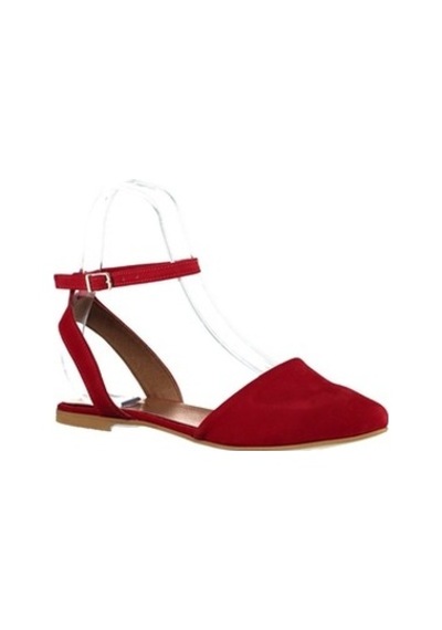 Fox Shoes Kırmızı Kadın Babet D726226202