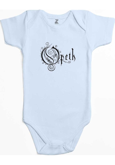 Zepplin Giyim Opeth Logo Classic 2 Sarı Bebek Body Zıbın
