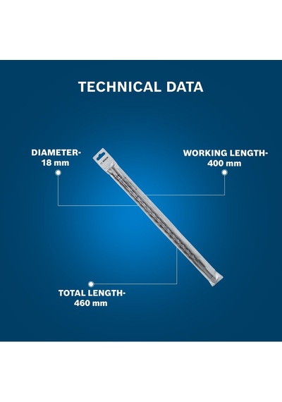 Bosch Sds-plus-1 Kırıcı Delici Matkap Ucu,18 460 Mm, 1 Adet