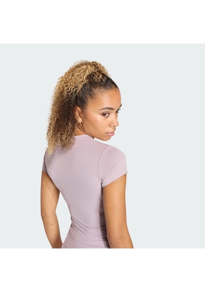 Adidas Primelift Essentials Workout Contour Kadın T-shirt Kd0113 Lila