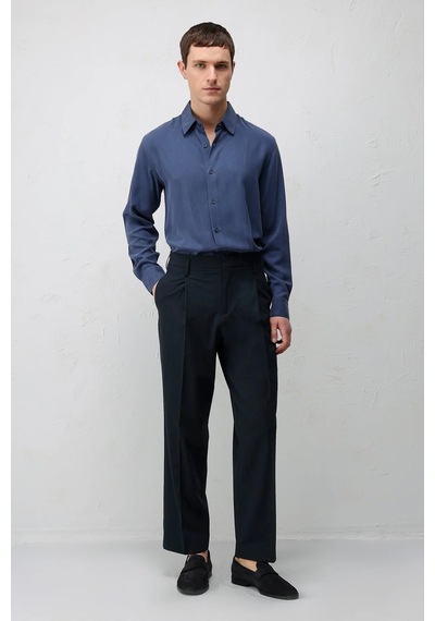 Antioch Relaxed Fit Pileli Erkek Pantolon Açık Lacivert