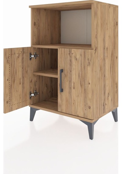 Hyperion Komodin 2 Raflı 2 Kapaklı 60x44x96 Çam-çam Çam Hyperion Komodin 2 Raflı 2 Kapaklı 60x44x96 Çam-çam Çam