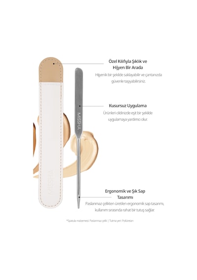 Çok Amaçlı Makyaj Spatulası Mıssha Layering Fit Makeup Spatula