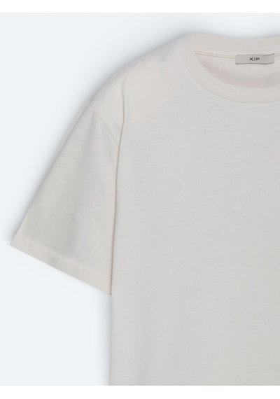 Kip Taş Düz %100 Pamuk T-shirt taş stone