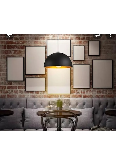 Riolight Retro Tekli Metal Sarkıt Çap: 40Cm (538289717)
