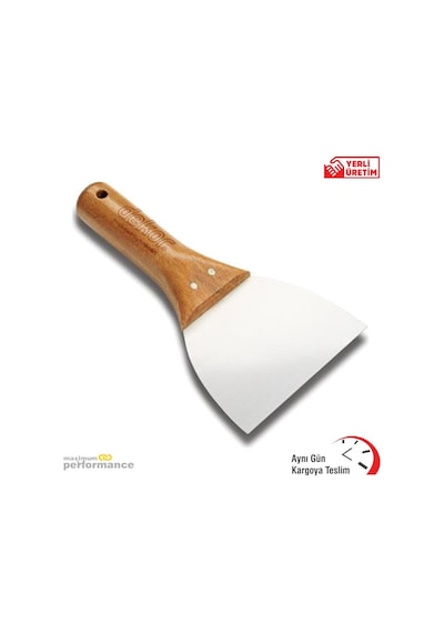 Dekor Ahşap Saplı Macun Ispatulası 18 CM Yay Çeliği N11.232