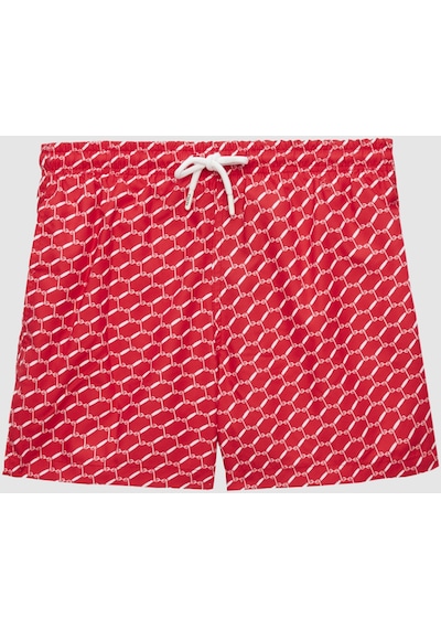 D's Damat Regular Fit Kırmızı Baskılı Şort Mayo 0ec62ap33613m Kırmızı