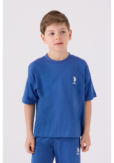 U.S. Polo Assn. Erkek Çocuk Cobalt Bermuda Takımı 5274-43670 Cobalt