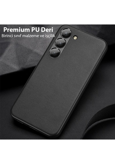 Dux Ducis Sm Galaxy Uyumlu S23 Plus Grit Series Pu Premium Kılıf- 5775 Siyah